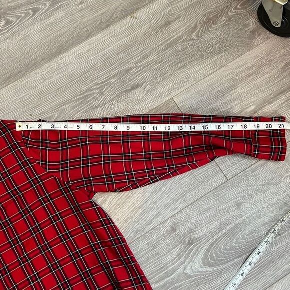 Madewell Women’s Oversized Ex-Boyfriend Shirt in Tartan Plaid Size Small - Picture 9 of 15